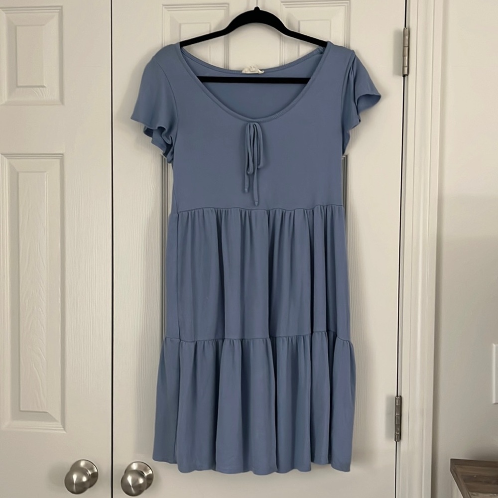 ⭐️See You Monday Blue Sundress Size Large